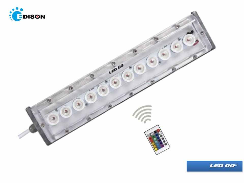 WW12 PC RGB LED DUVAR BOYAMA IR UZAKTAN KUMANDALI IP67 220V