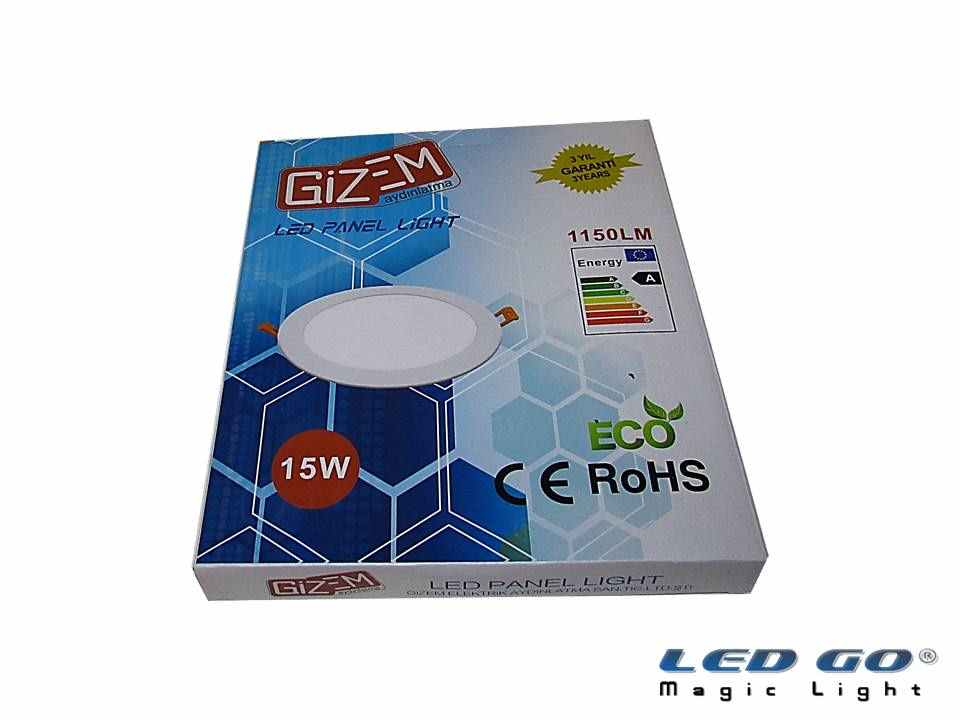 15W İTHAL SLIM DOWNLIGHT SIVA ALTI - 3YIL GARANTİ