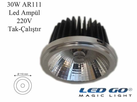 AR111 LED AMPUL,30W,220V