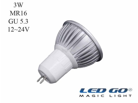 MR16 3W 12/24V AC-DC GU5.3 IGNE AYAKLI LED LAMBA