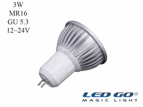 MR16 3W 12/24V AC-DC GU5.3 IGNE AYAKLI LED LAMBA