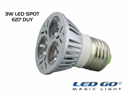 3 WATT LED SPOT AMPUL E27 DUY-MAVİ RENK-220V