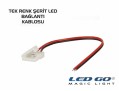 ŞERİT LED BİRLEŞTİRME BAĞLANTI KABLOSU-LEHİMSİZ-TEK RENKLER İÇİN-15CM