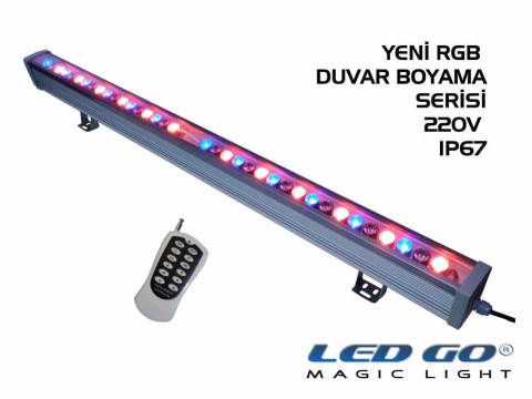 36W,RGB DUVAR BOYAMA,RF KUMANDALI,220V,100CM