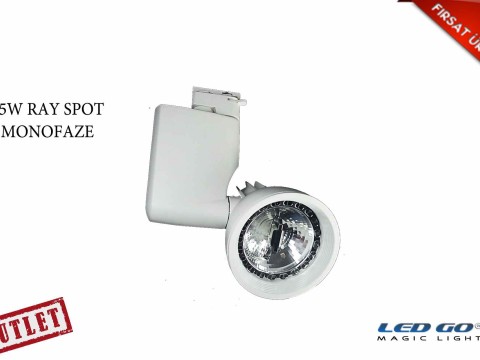 15W LED BEYAZ RENK RAY SPOT-MONOFAZE