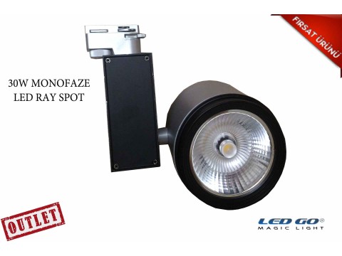 30W GRİ RENK RAY SPOT-220V-MONOFAZE