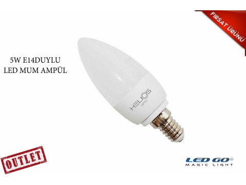 5W LED MUM AMPÜL-E14 DUYLU