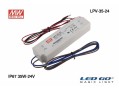 MEAN WELL  LPV-35-24 35 W, 24 V, 1.5 A,SABİT VOLTAJ