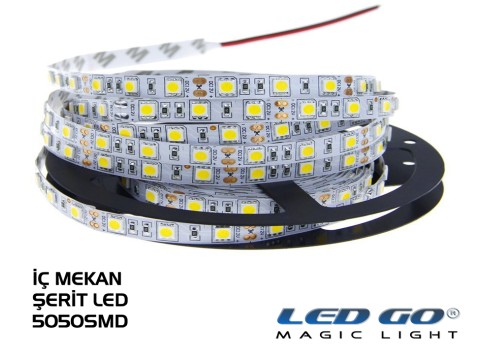 SERIT LED 5050SMD 300LED IC MEKAN 12VDC 5M PAKET