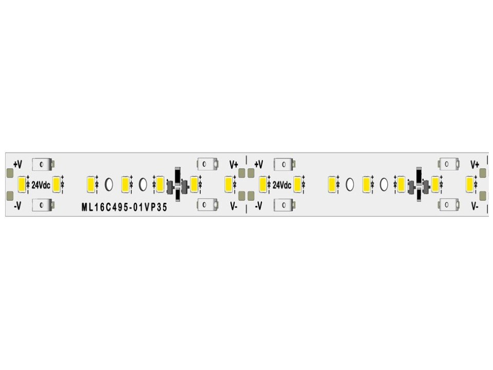 ML16A495-01VP35-24V | 2835SMD LED Bar 24V DC 70LED 16X495mm